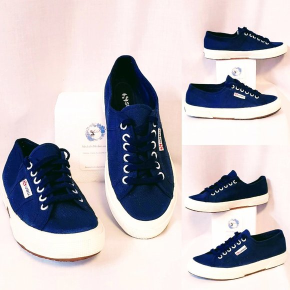 Superga Shoes - Superga Dark Blue Sneakers size 39EU Women's 8💋